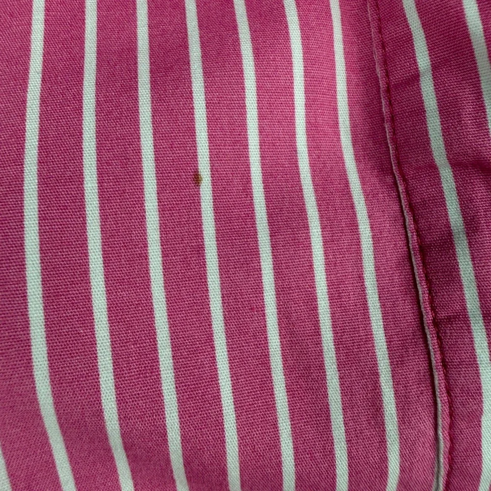 Pistola Striped Cotton Button Down Romper Size M Preppy Coastal Euro Summer